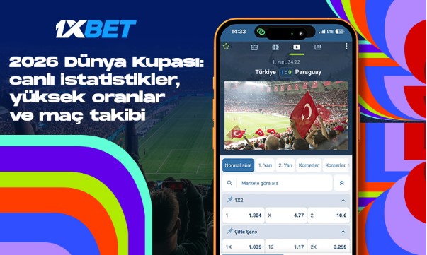 Dünya Kupası 2026: 1xBet ile Canlı İstatistikler, Yüksek Oranlar ve Maç Takibi